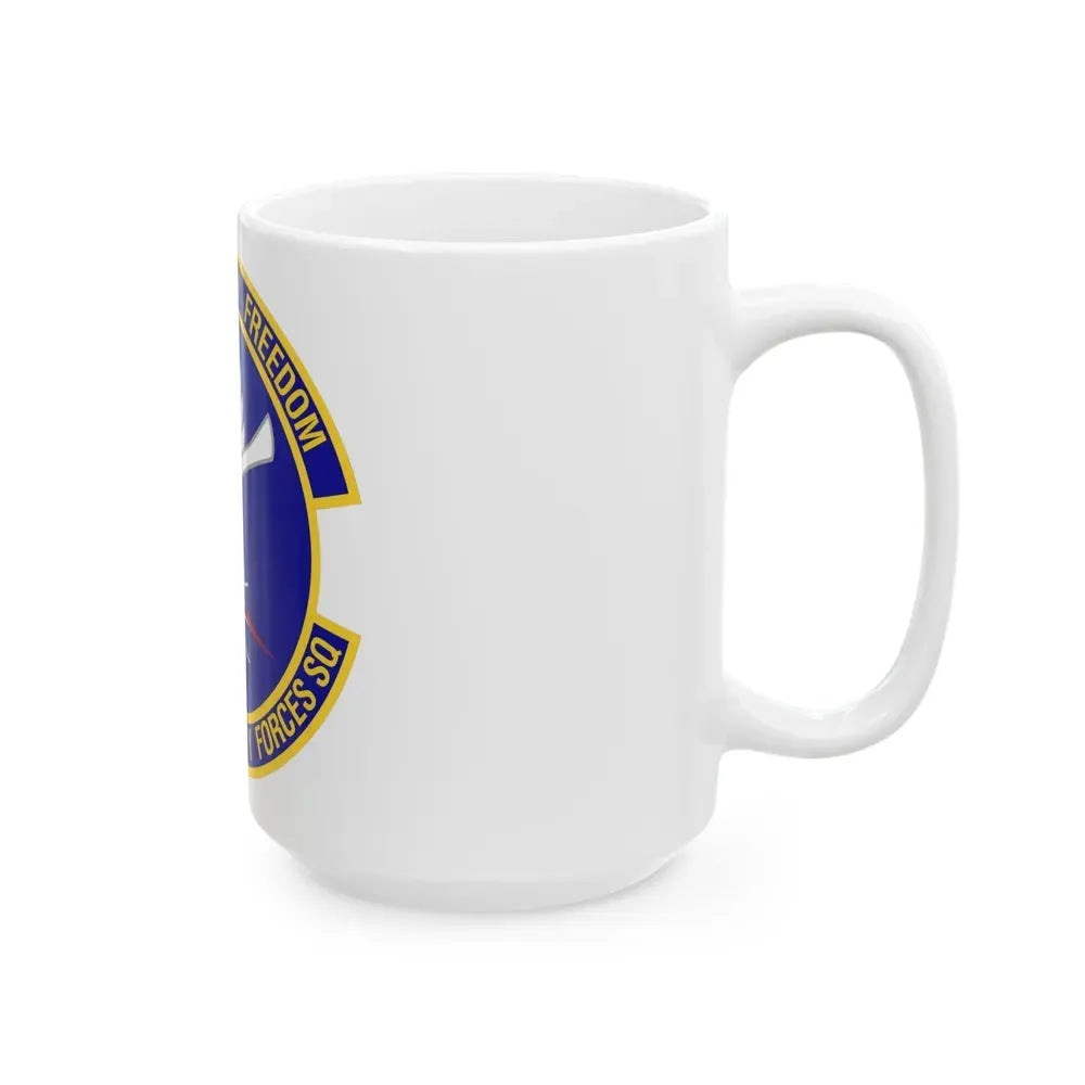 455th Expeditionary Security Forces Squadron (U.S. Air Force) White Coffee Mug - Go Mug Yourself