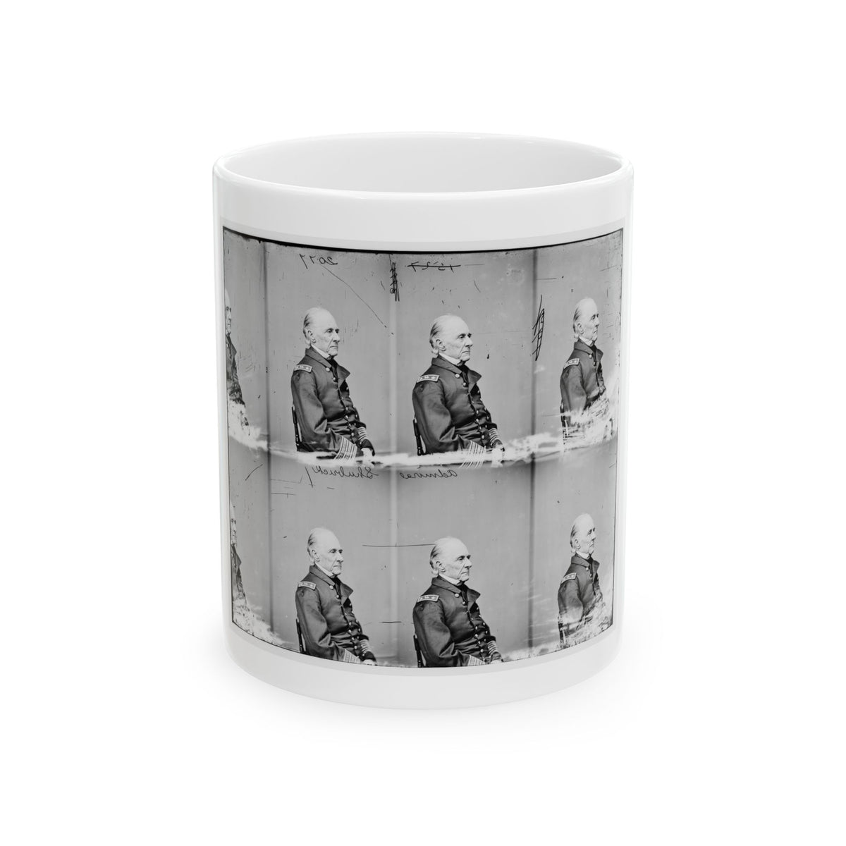 Adml. Shubrick, U.S.N. (U.S. Civil War) White Coffee Mug