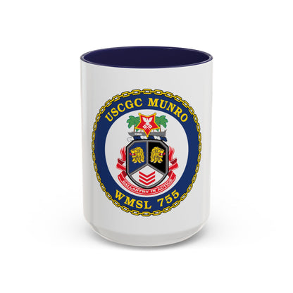 USCGC Munro WMSL   755 (U.S. Coast Guard) Accent Coffee Mug