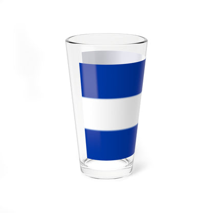 Flag of Belgrano Blue (Argentina) Pint Glass 16oz