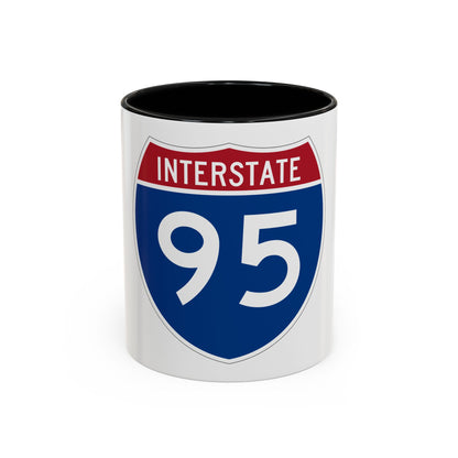 Interstate 95 (U.S. Highways) Accent Coffee Mug