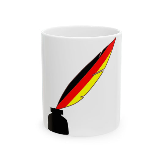 Quill and ink-DE (Germany) White Coffee Mug