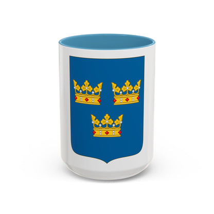 Shield of arms of Sweden - Accent Coffee Mug