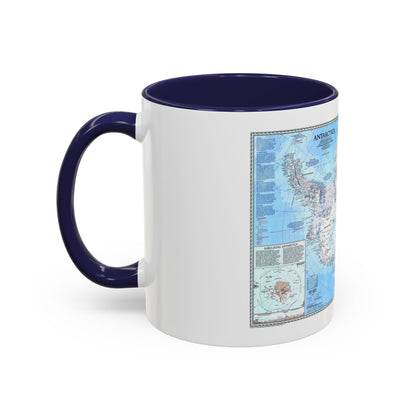 Antarctica (1987) (Map) Accent Coffee Mug
