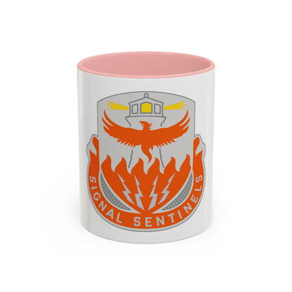 156 Signal Battalion (U.S. Army) Accent Coffee Mug