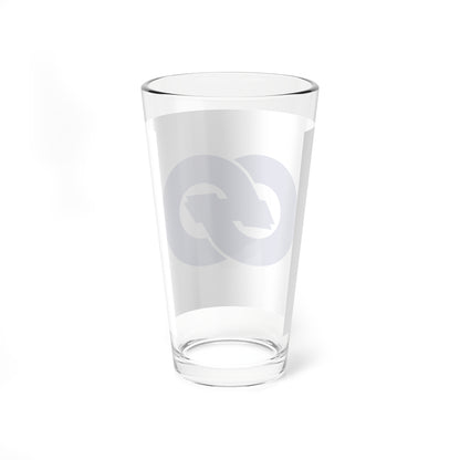 Flag of Saza Nagasaki (Japan) Pint Glass 16oz