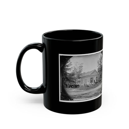 Bethel Church, Va. View Of The Church, Temporary Headquarters Of Gen. Ambrose E. Burnside (U.S. Civil War) Black Coffee Mug