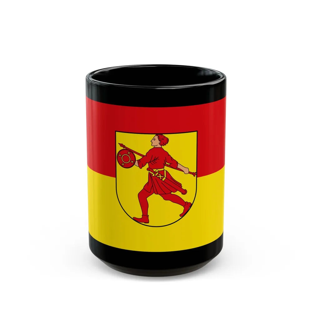 Flag of Wilhelmshaven Germany - Black Coffee Mug-15oz-Go Mug Yourself