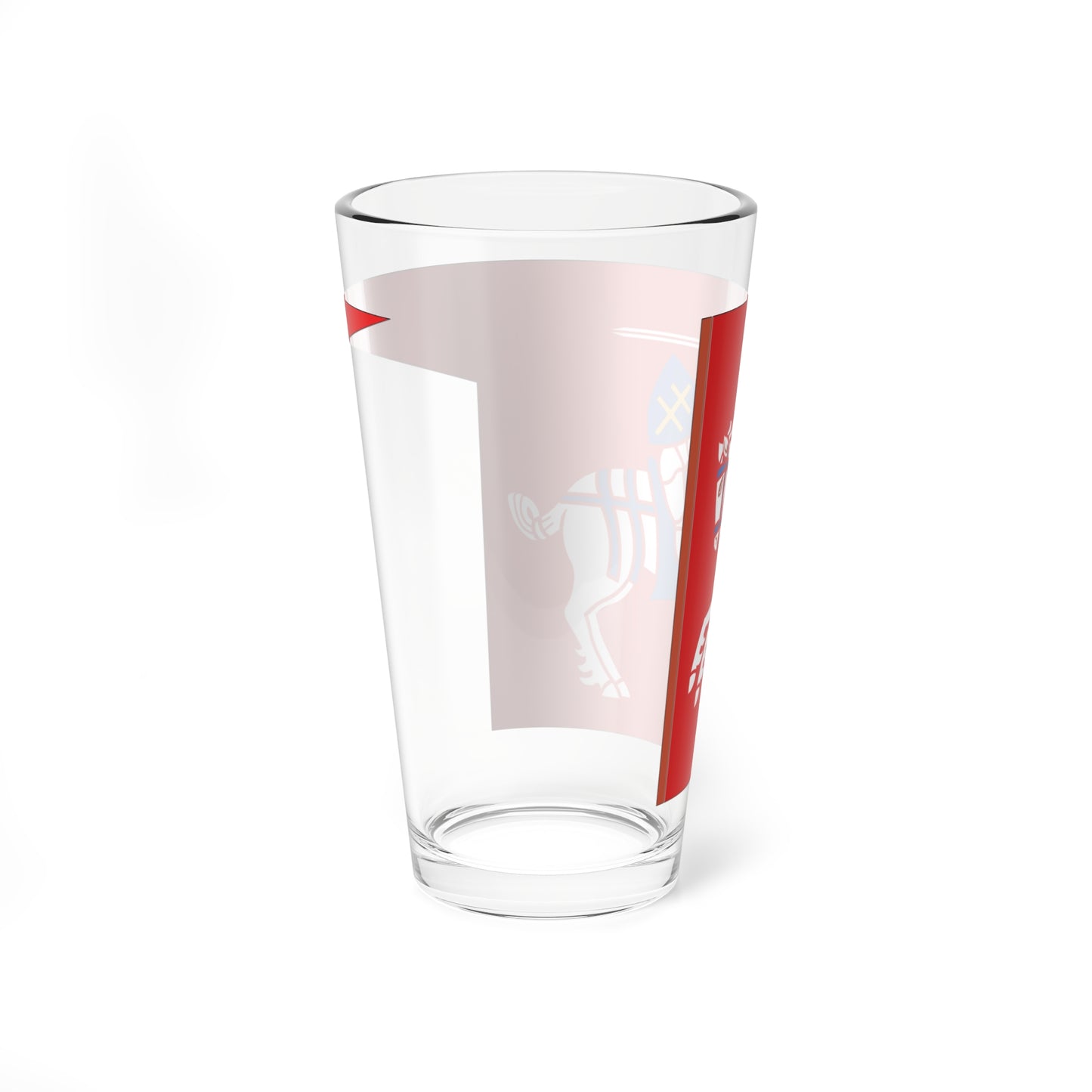 Flag of the Grand Duchy of Lithuania 1403-1410 (Belarus) (Coat of Arms) Pint Glass 16oz
