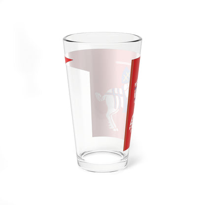 Flag of the Grand Duchy of Lithuania 1403-1410 (Belarus) (Coat of Arms) Pint Glass 16oz