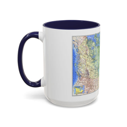 Canada (1985) (Map) Accent Coffee Mug