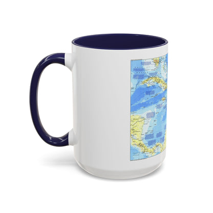 West Indies 1 (1987) (Map) Accent Coffee Mug