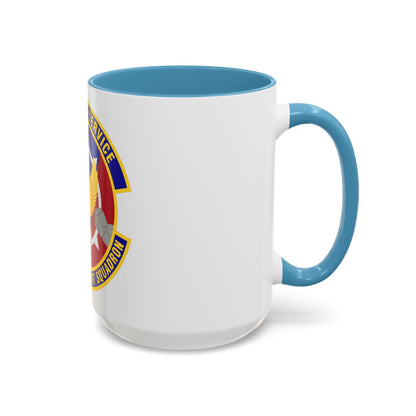 87 Force Support Squadron AMC (U.S. Air Force) Accent Coffee Mug