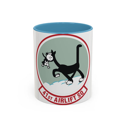 41st Airlift Squadron (U.S. Air Force) Accent Coffee Mug