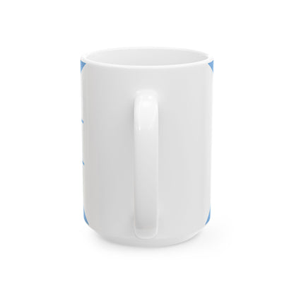 Oficial al mando de un ala FAA bandera (Argentina) White Coffee Mug