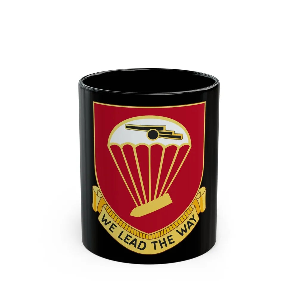 456th Airborne Field Artillery Battalion (U.S. Army) Black Coffee Mug-11oz-Go Mug Yourself