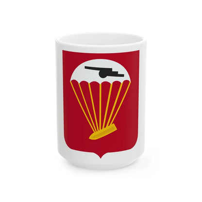 456th Airborne Field Artillery Battalion v2 (U.S. Army) White Coffee Mug-15oz-Go Mug Yourself