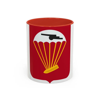 456th Airborne Field Artillery Battalion v2 (U.S. Army) Accent Coffee Mug 11oz Red - Go Mug Yourself