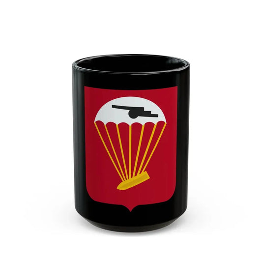 456th Airborne Field Artillery Battalion v2 (U.S. Army) Black Coffee Mug 15oz - Go Mug Yourself