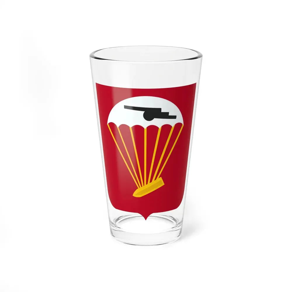 456th Airborne Field Artillery Battalion v2 (U.S. Army) Pint Glass 16oz 16oz - Go Mug Yourself