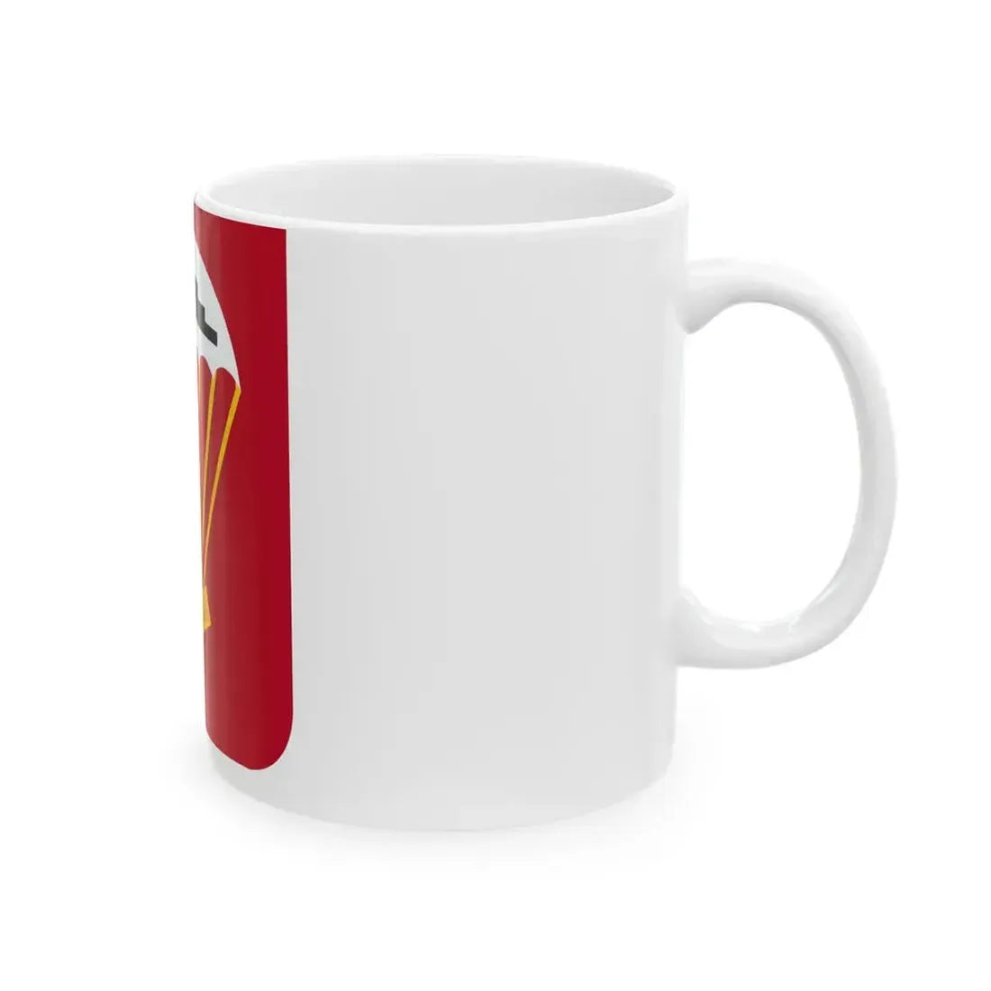 456th Airborne Field Artillery Battalion v2 (U.S. Army) White Coffee Mug - Go Mug Yourself