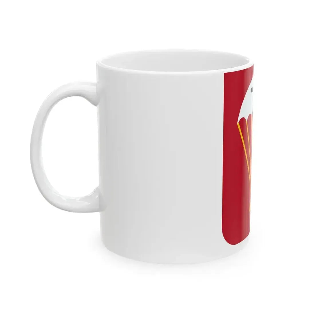 456th Airborne Field Artillery Battalion v2 (U.S. Army) White Coffee Mug - Go Mug Yourself