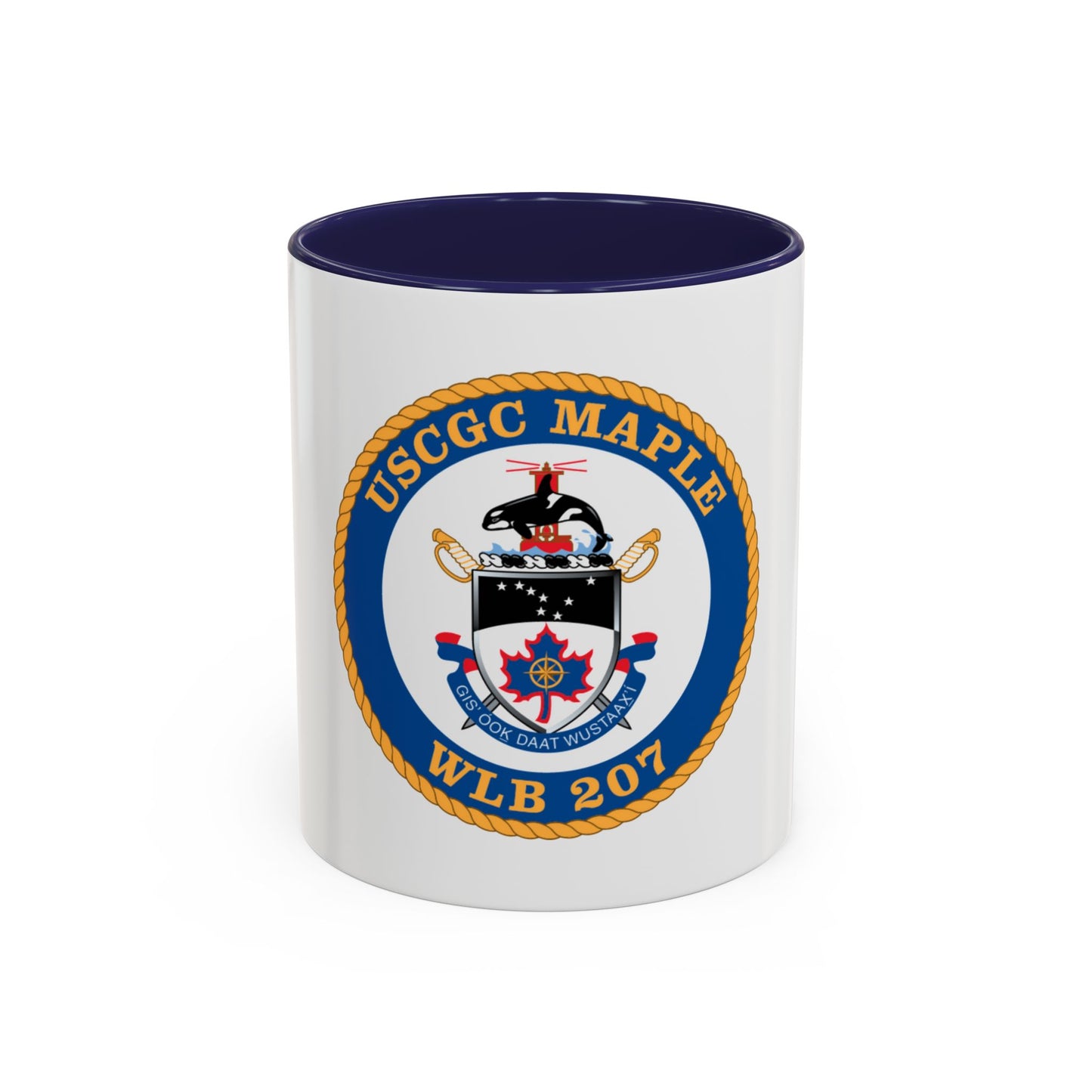 USCGC Maple WLB 207 1 (U.S. Coast Guard) Accent Coffee Mug