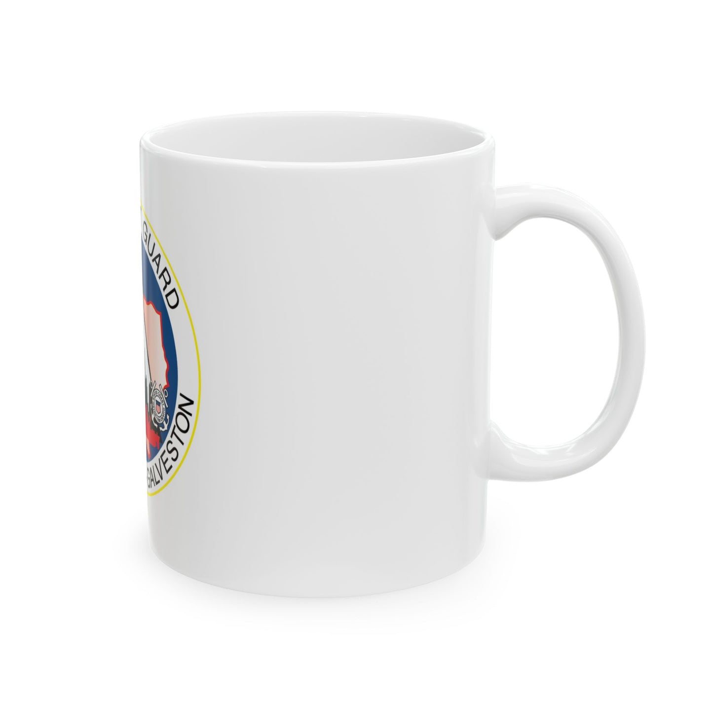 USCG MSO Houston Galveston (U.S. Coast Guard) White Coffee Mug