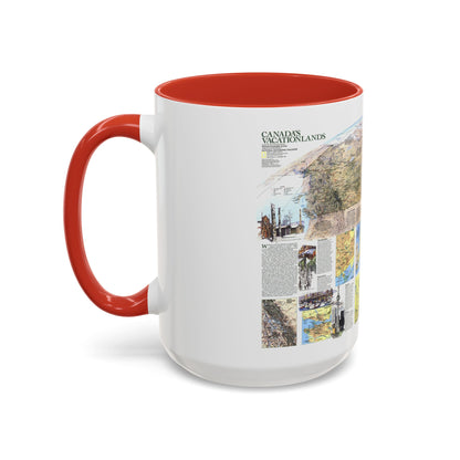 Canada - Vacationlands (1985) (Map) Accent Coffee Mug