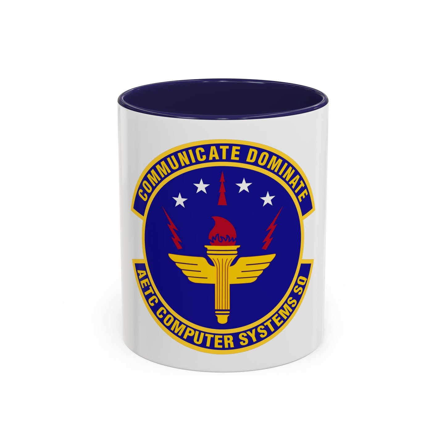 AETC Computer Systems Squadron (U.S. Air Force) Accent Coffee Mug