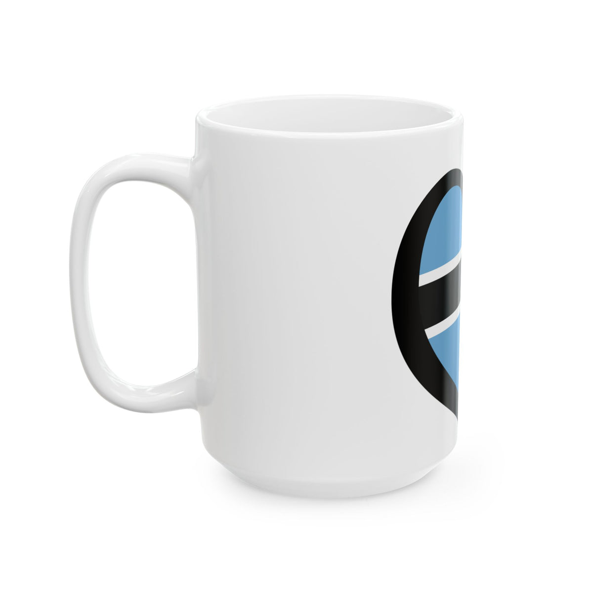 EuroBotsuana (Botswana) White Coffee Mug