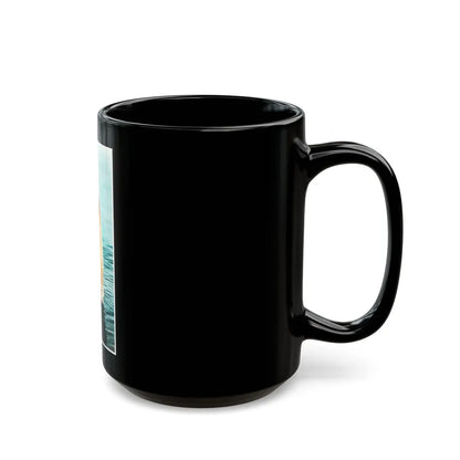 Gila Golan #128 - See through white wet top (Vintage Female Icon) Black Coffee Mug-Go Mug Yourself