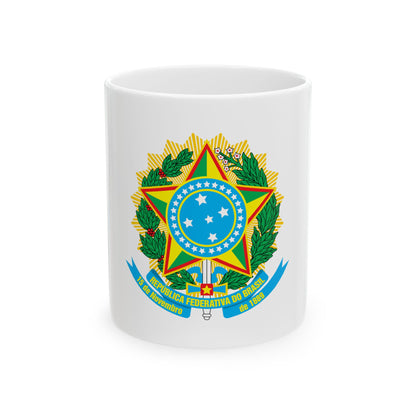 Coat of arms of Brazil - White Coffee Mug