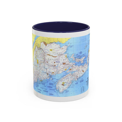 Canada - Maine, with the Maritime Provinces 1 (1975) (Map) Accent Coffee Mug