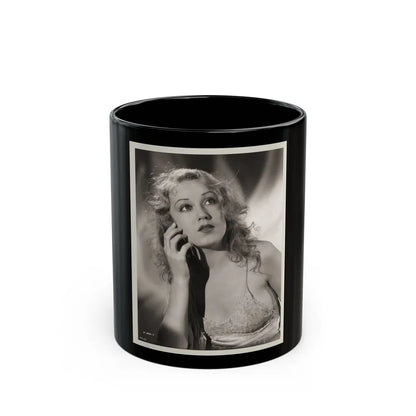 Fay Wray #163 (Vintage Female Icon) Black Coffee Mug-11oz-Go Mug Yourself