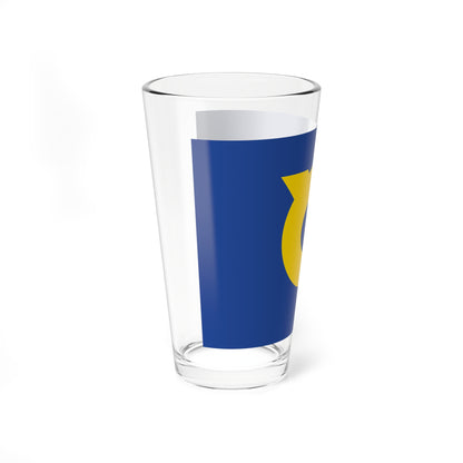 Flag of Tokushima Prefecture variant (Japan) Pint Glass 16oz