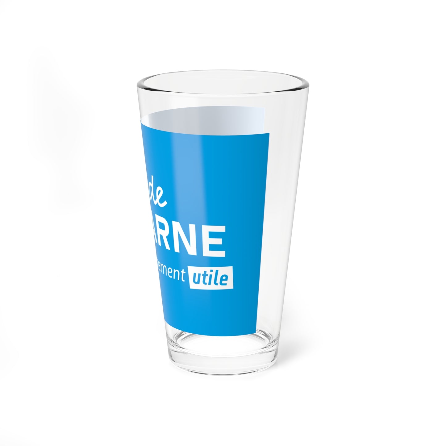 Flag of the Department of Val-de-Marne (France) Pint Glass 16oz
