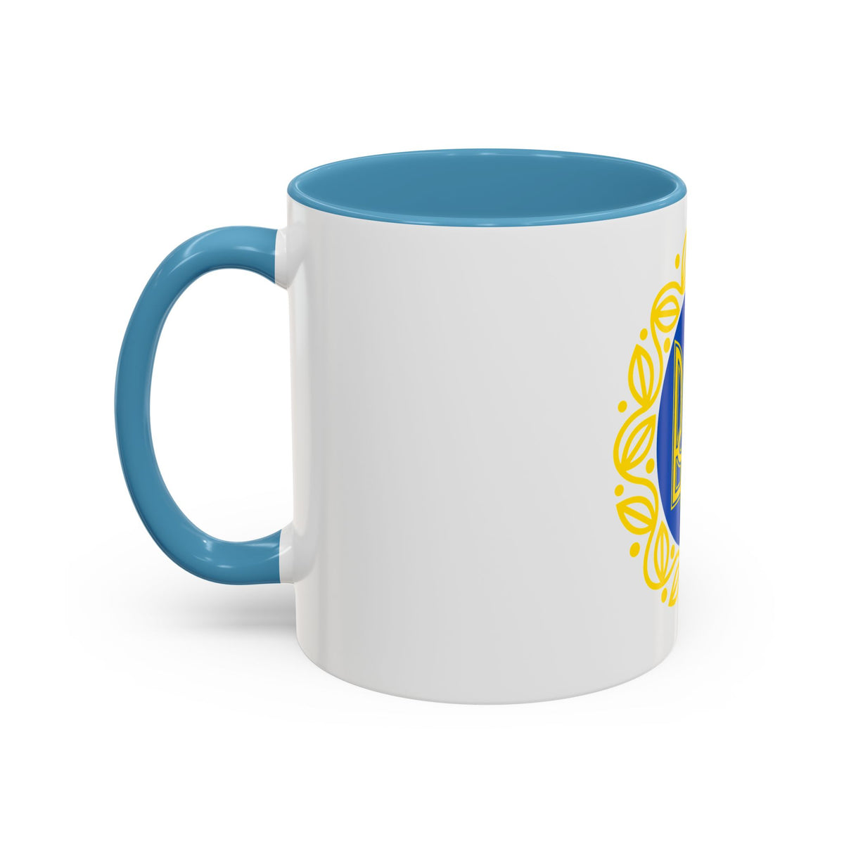 Coat of arms of Ukrainian People's Republic - Accent Coffee Mug