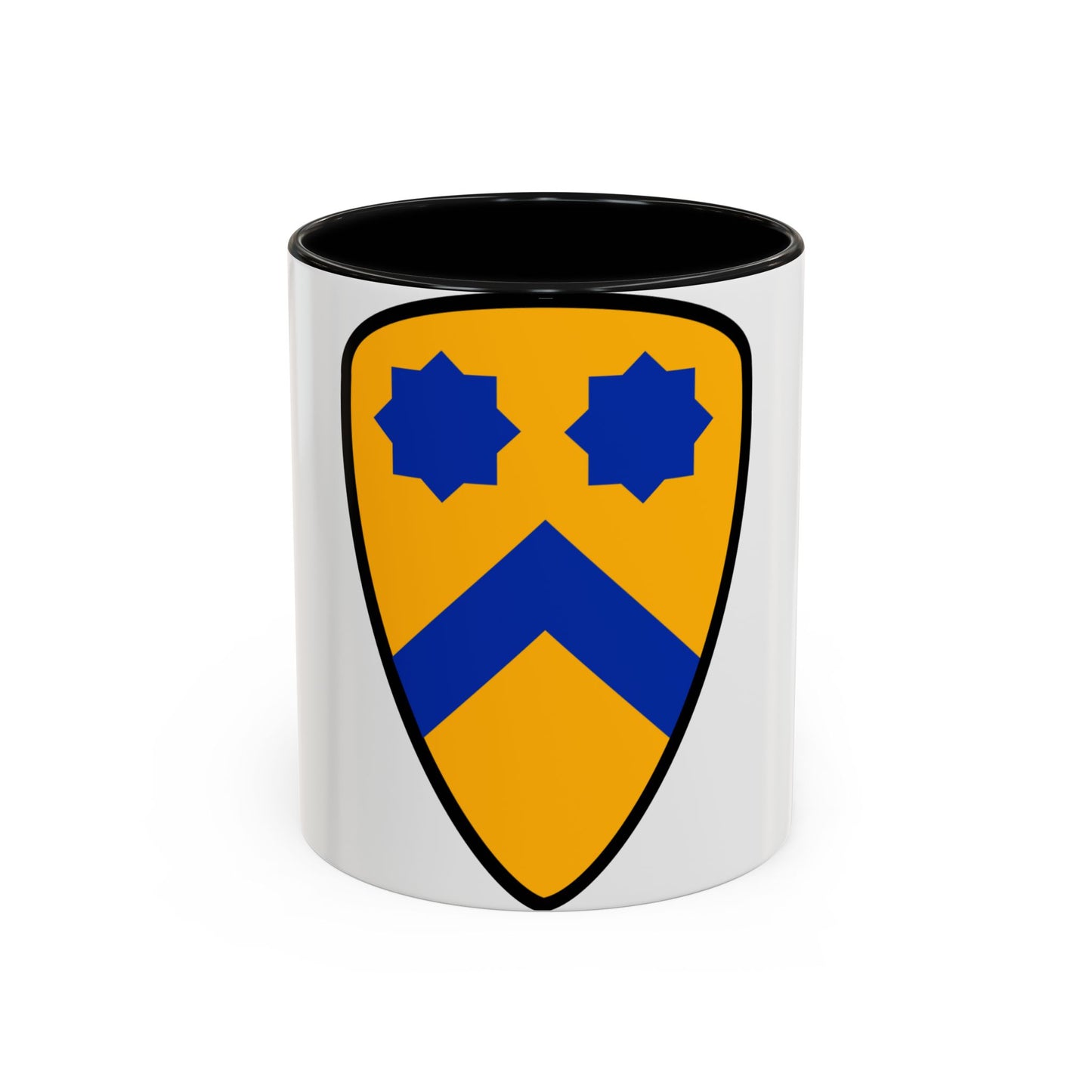 US 2nd Cavalry Division (U.S. Army) Accent Coffee Mug