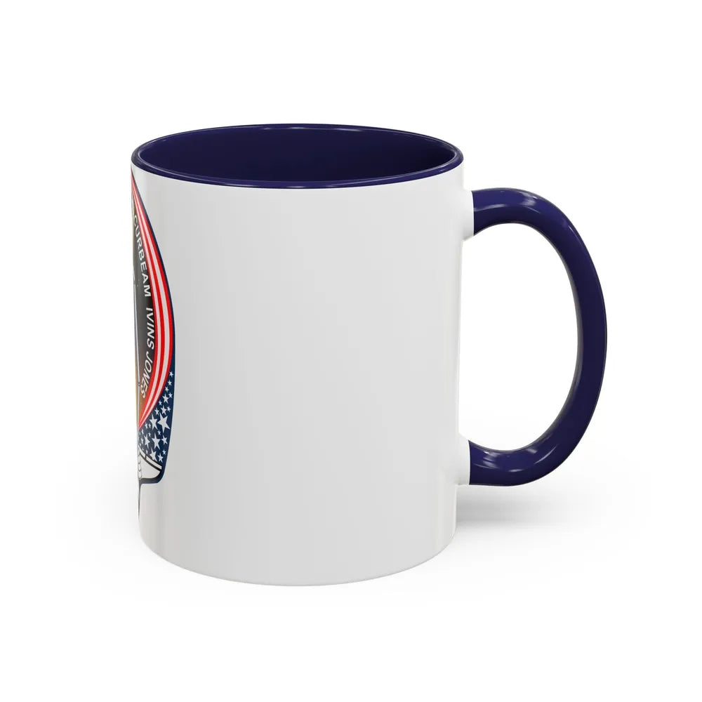 STS 98 (NASA) Accent Coffee Mug-Go Mug Yourself