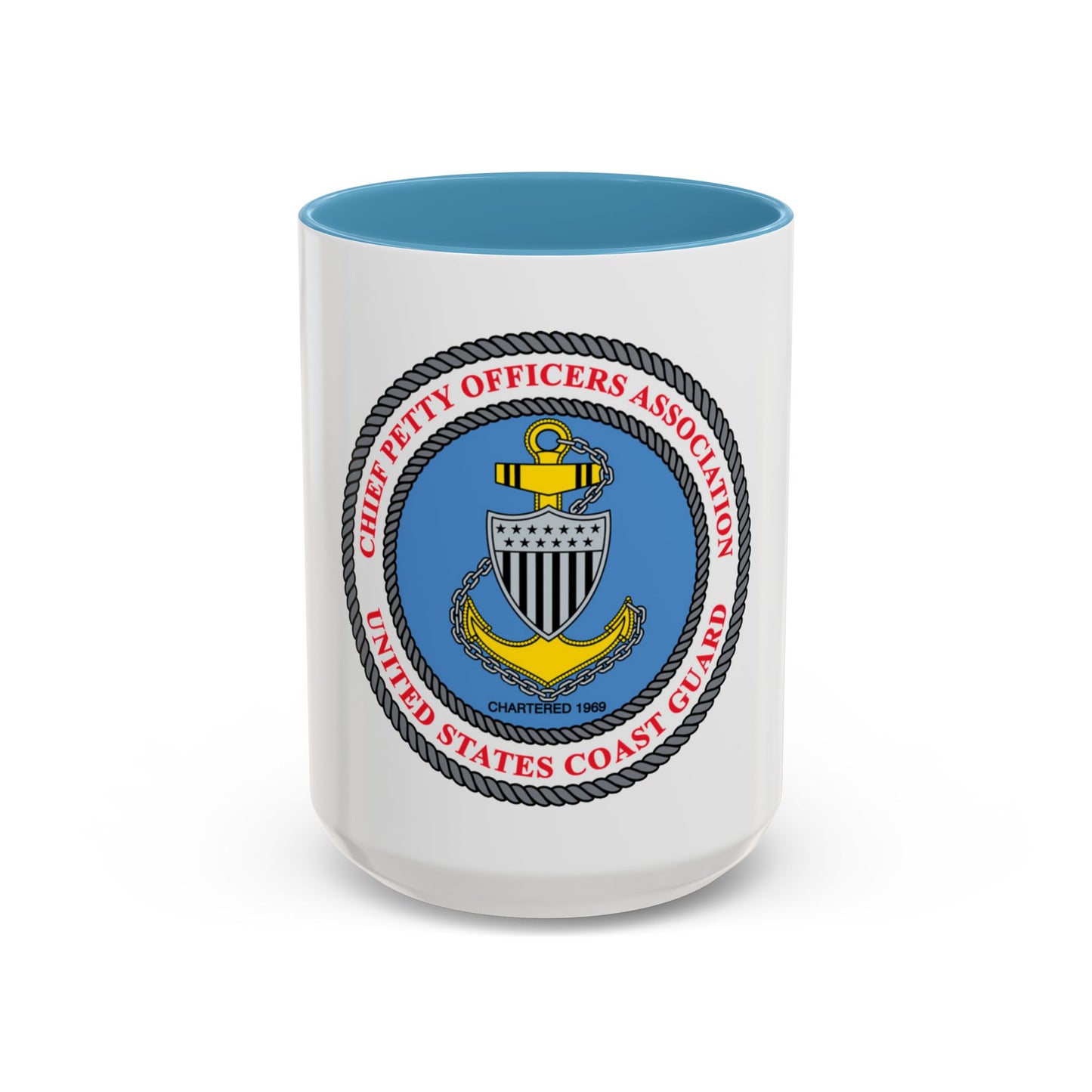 USCG CPOA (U.S. Coast Guard) Accent Coffee Mug