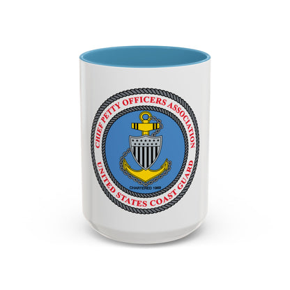 USCG CPOA (U.S. Coast Guard) Accent Coffee Mug