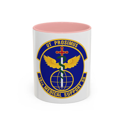 19th Medical Support Squadron (U.S. Air Force) Accent Coffee Mug