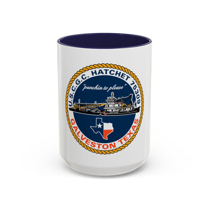 USCGC Hatchet 75309 Galveston TX (U.S. Coast Guard) Accent Coffee Mug