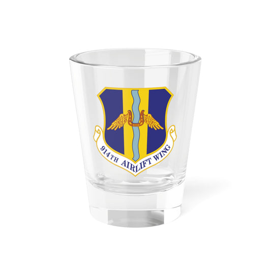 914th Airlift Wing (U.S. Air Force) Shot Glass 1.5oz