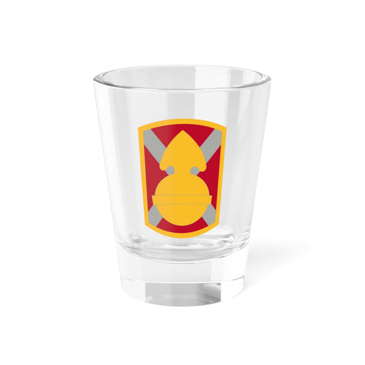 Verre à liqueur de la 107e brigade d'artillerie (armée américaine) 1,5 oz