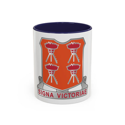 447 Signal Battalion (U.S. Army) Accent Coffee Mug