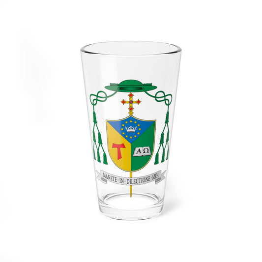 Escudo de Cláudio Nori Sturm (Spain) (Coat of Arms) Pint Glass 16oz