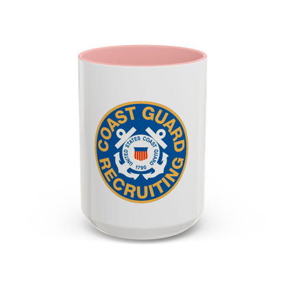 Coast Guard Recruiting (U.S. Coast Guard) Accent Coffee Mug