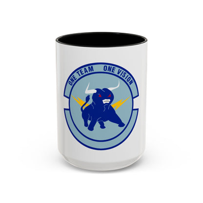 325 Civil Engineer Squadron AETC (U.S. Air Force) Accent Coffee Mug